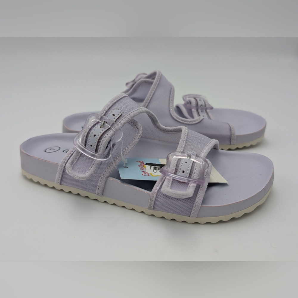 Cat & Jack Girl's  Kaia Mesh Footbed Sandals Lavender